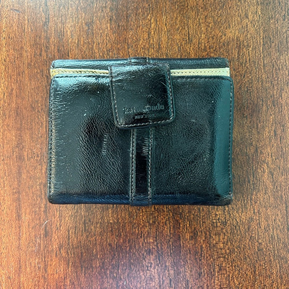 Vintage Kate Spade Burgundy Leather Wallet